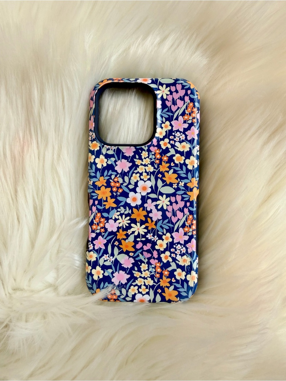 Casely “Full Bloom” Navy Floral iPhone 14 Phone Case